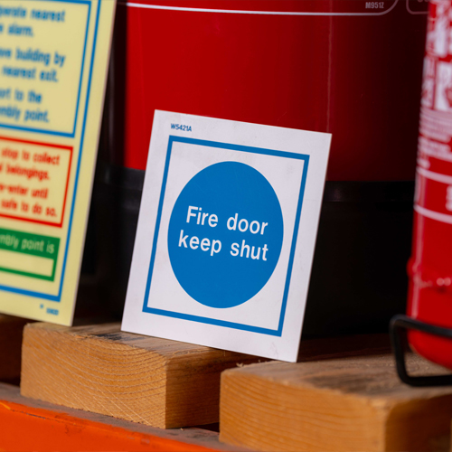 Fire door keep shut sign